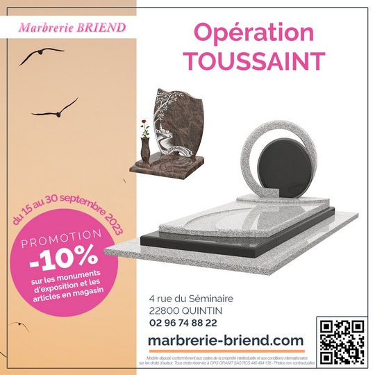 operation toussaint promotion marbrerie briend